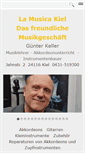 Mobile Screenshot of la-musica-kiel.de